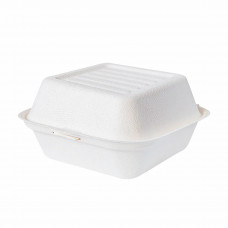 Бургер-бокс 155*152*78мм сахарный тростник 50шт/уп 5уп/кор