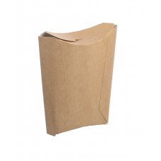 Коробка под картофель фри 150гр XL крафт Оригамо 500шт/уп
