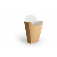 Коробка для ФРИ средняя крафт 50шт/уп 20уп/кор