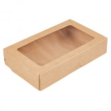 Упаковка с окном OneBox 1000/b (200*120/40) 1EA 25шт/уп 10уп(250шт)/кор