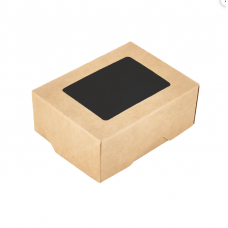 Упаковка с окном OneBox 350/bBLACK (100*80/40) 1EA 25шт/уп 24уп(600шт)/кор