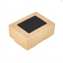 Упаковка с окном OneBox 350/bBLACK (100*80/40) 25шт/уп 24уп(600шт)/кор