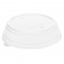 Крышка для контейнера D135мм прозрачная купольная ПЭТ 50шт/уп 4уп(200шт)/кор