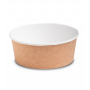 Контейнер бумажный с круглым дном D150 h60 750мл Крафт 50шт/уп 6уп(300шт)/кор