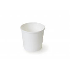 Контейнер бумажный с круглым дном D90 300мл Без дизайна 50уп/кор 500шт/кор