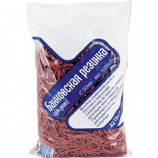 Канцелярская резинка 50мм красная 1кг/уп 20уп/кор