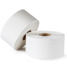 Туалетная бумага для диспенсеров 200м (белая основа) 12шт/уп.