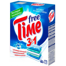 Порошок для стирки Free Time 350гр т/у Автомат 3в1 1/24