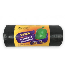Мешки мусорные 160л ПВД в рулоне 10шт Veska 30рул/кор
