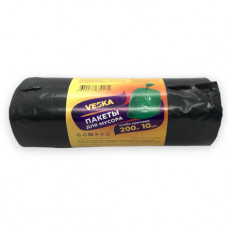 Мешки мусорные 200л ПВД в рулоне 10шт Veska 30рул/кор