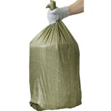 Мешок для строительного мусора 55*95см зеленый 100/1000