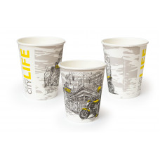 Стакан бумажный 250/285мл Big City Life 50шт/уп 20уп/кор