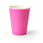 Стакан бумажный 300/410мл Розовый 50шт/уп 20уп(1000шт)/кор