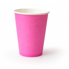 Стакан бумажный 250/285мл Розовый 50шт/уп 20уп(1000шт)/кор