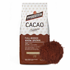 Van Houten - какао порошок Коричневый "теплый" 22-24% 1кг