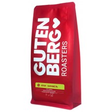 Кофе в зернах ароматизированный GUTENBERG Крем-карамель 250гр