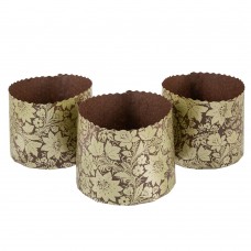 Бумажная форма для выпечки Easter Golden Flowers 110*85мм 2200шт/кор