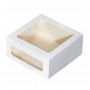 Короб для тортов ForG CAKE II Window White 260*260*100мм с окном 15шт/уп 5уп(75шт)/кор