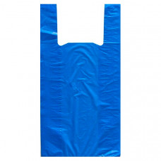 Пакет-майка ПНД 42*64 40мк "Синий б/п" 500шт/уп