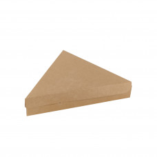 Упаковка для куска пирога (пиццы) DoEco PIE 220*220*200 крафт 50шт/уп 12уп/кор