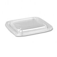 1212-СПК Крышка прозр. к контейнеру "Кубик" (ПЭТ) СтП (126*126*13) 50шт/уп 10уп(500шт)/кор