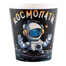 Бум. стаканы 250мл КОСМОПАТИ, 20 шт. в уп., PATERRA 10уп/кор