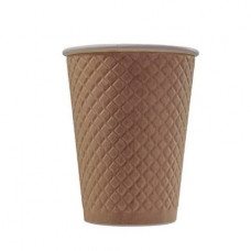 Стакан бумажный 300мл 2-сл. ThermoCup СОТЫ КРАФТ 20шт/уп 20уп(400шт)/кор